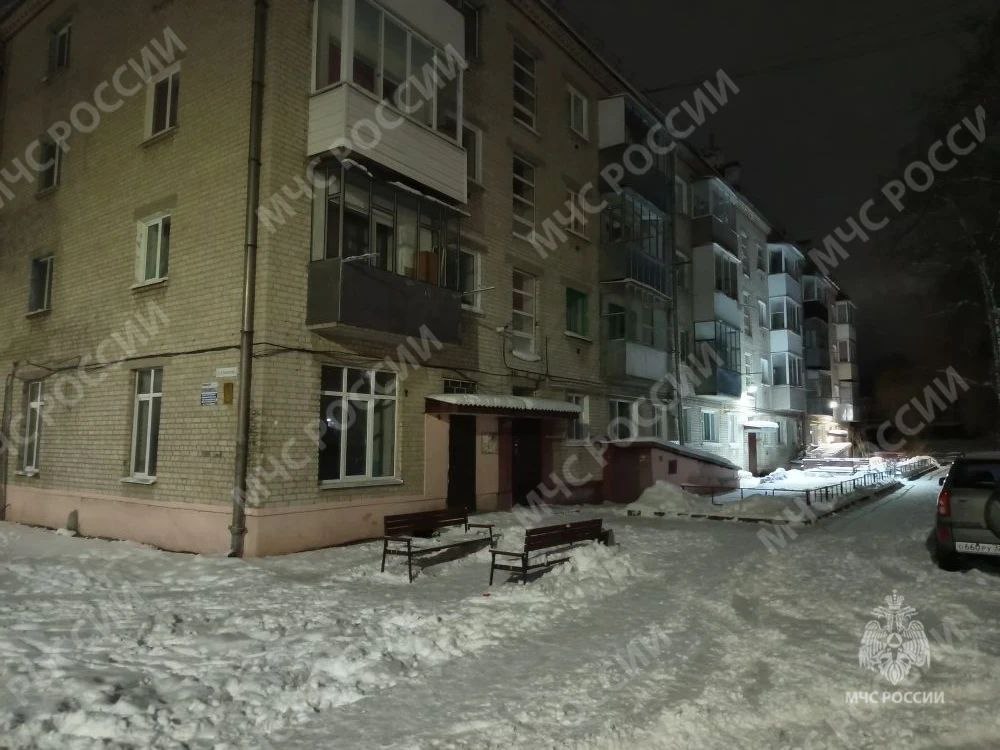 Пожар в квартире в Навле