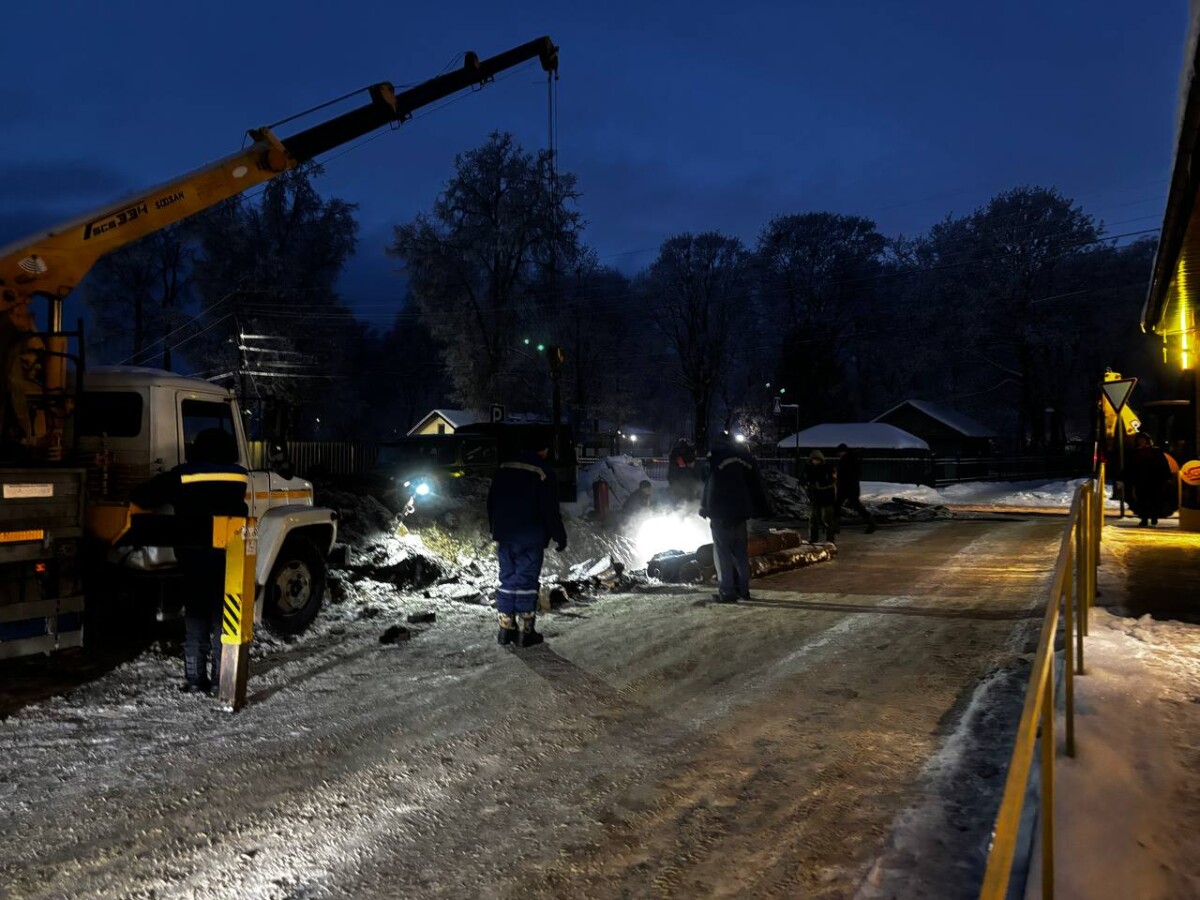 Тепло в дома жителей Стародуба Брянской области вернули только к трем часам ночи