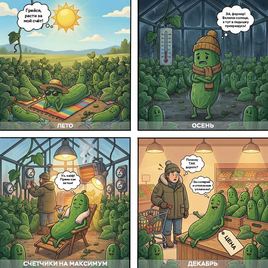 Огурцы и картофель в декабре 2025 года в Брянской области стоили дешевле, чем в конце 2024 года