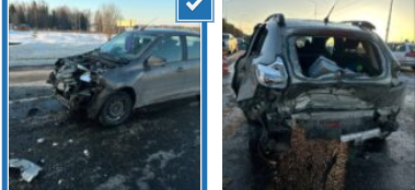 В аварии с четырьмя автомобилями погиб пассажир на брянской трассе