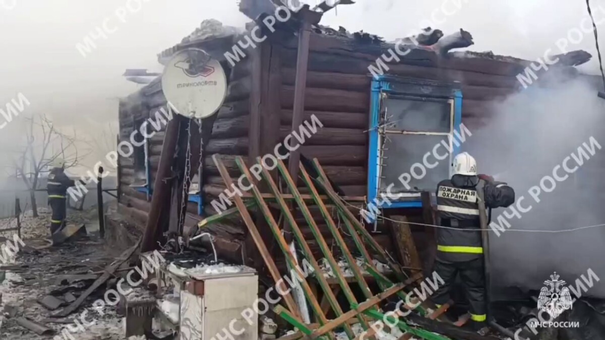 В Карачевском районе Брянской области сгорел жилой дом