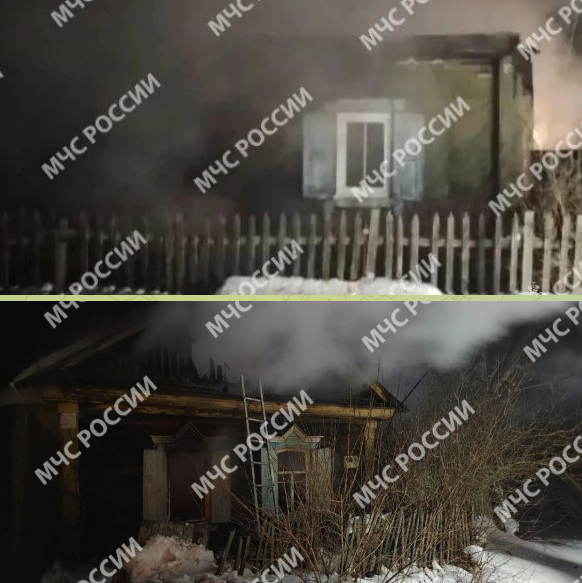 В Унечском и Климовском районах Брянской области сгорели дома