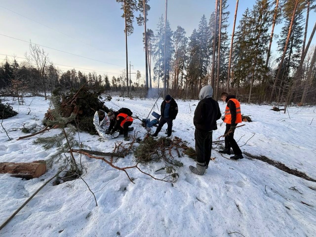 Поисковики брянского отряда ЛизаАлерт нашли заблудившихся в лесу подростков