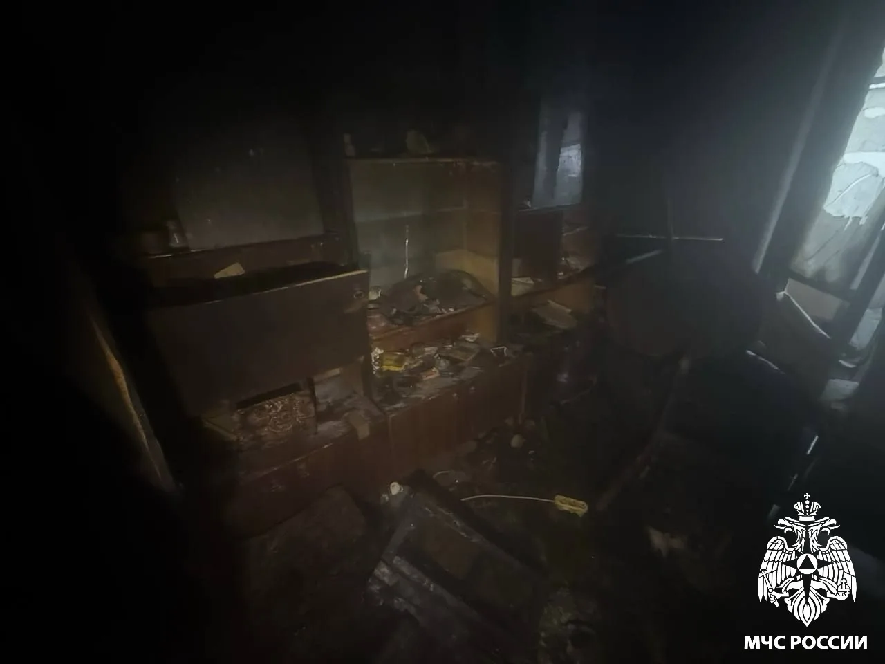 При пожаре в квартире многоквартирного жилого дома в Брянске спасли человека