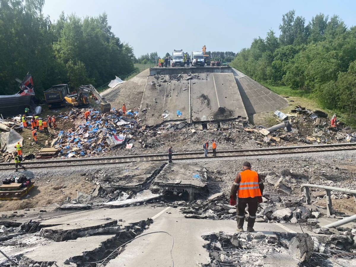 СК назвал сумму ущерба от подрыва диверсантами моста в Брянской области