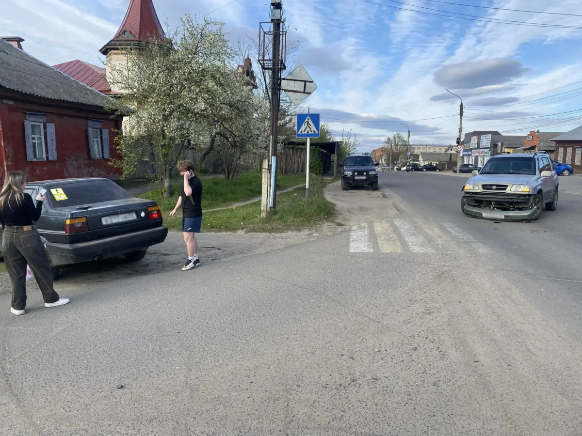 Невнимательный водитель устроил дорожную аварию в Новозыбкове