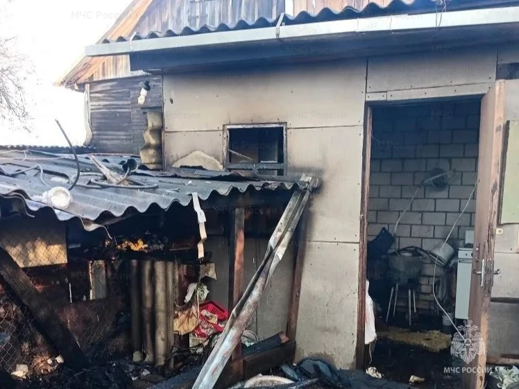 Четыре строения и автомобиль сгорели в селе под Новозыбковом