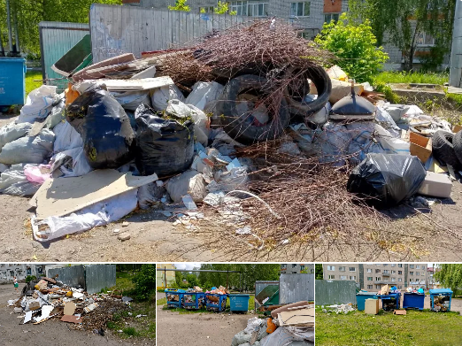 Месяцами лежит свалка мусора на въезде в Новозыбков  