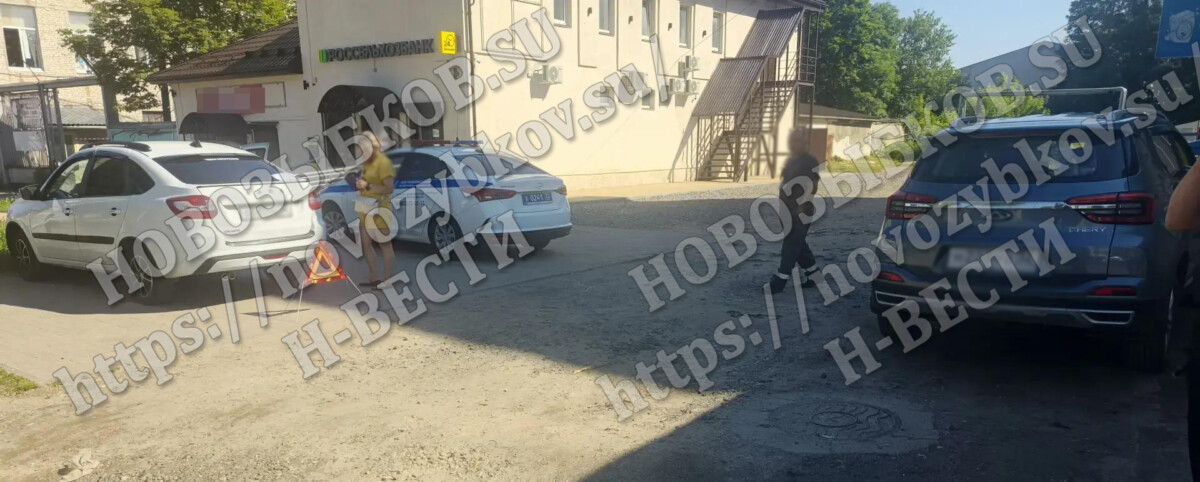 На Первомайской в Новозыбкове произошло нелепое ДТП