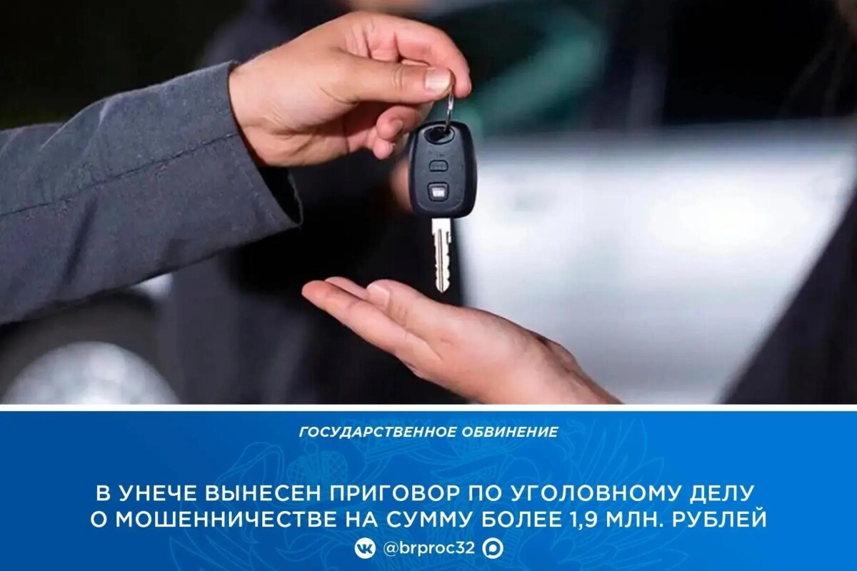Суд в Унече наказал мошенника
