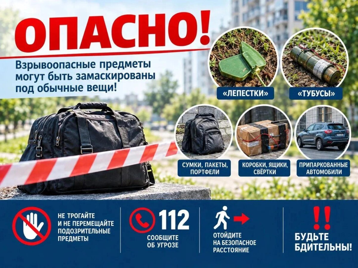 Жителей Новозыбковского округа предупредили о сохраняющейся угрозе из‑за мин